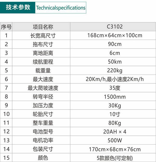 电动金昌尘推车C3102